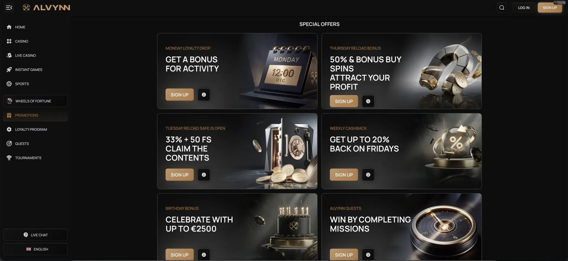 Alvynn special offers
